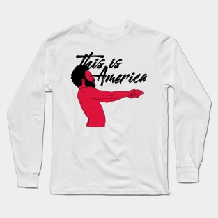 This is America White Long Sleeve T-Shirt